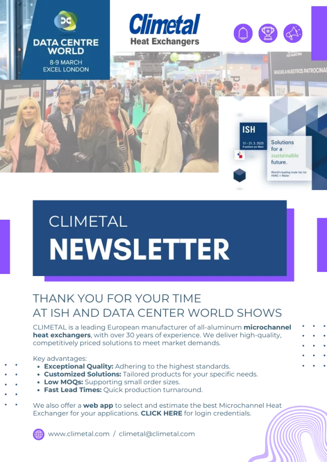 News Climetal Microchannel Heat Exchangers