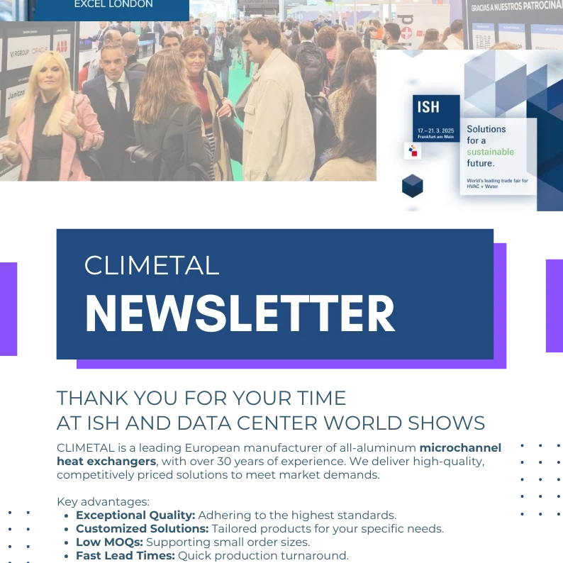 News Climetal Microchannel Heat Exchangers