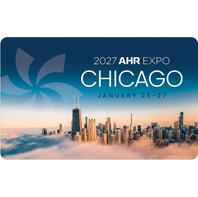 AHR Expo 2026 booth in Las Vegas showcasing Climetal microchannel heat exchanger technology and HVACR innovations