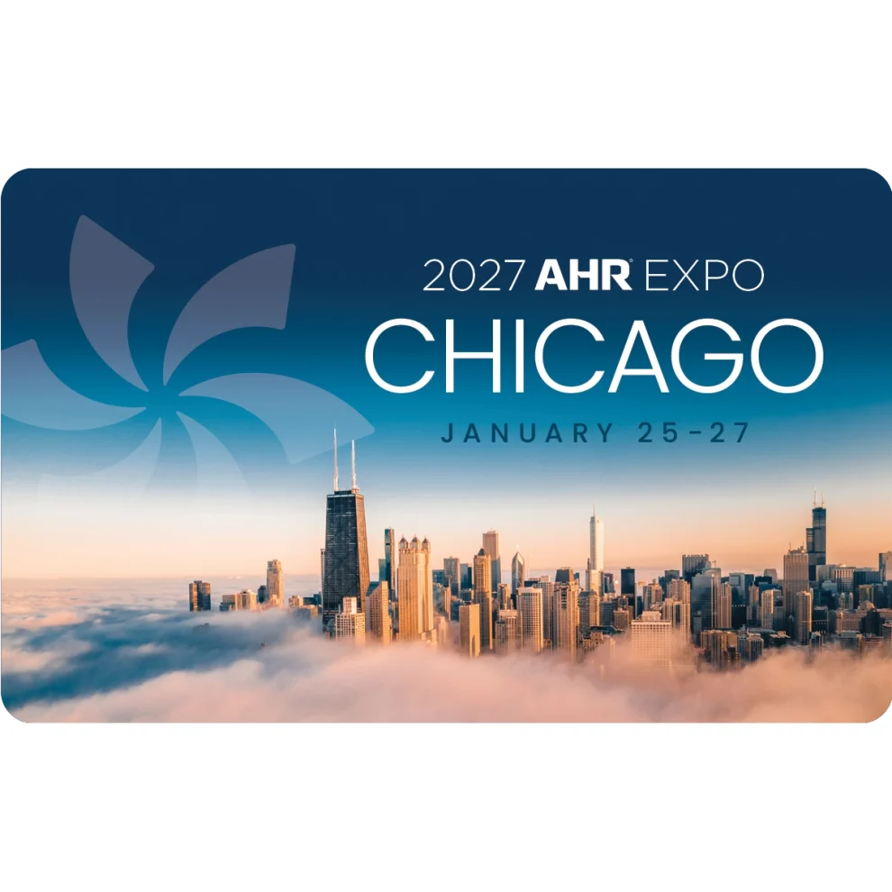 AHR Expo 2026 booth in Las Vegas showcasing Climetal microchannel heat exchanger technology and HVACR innovations