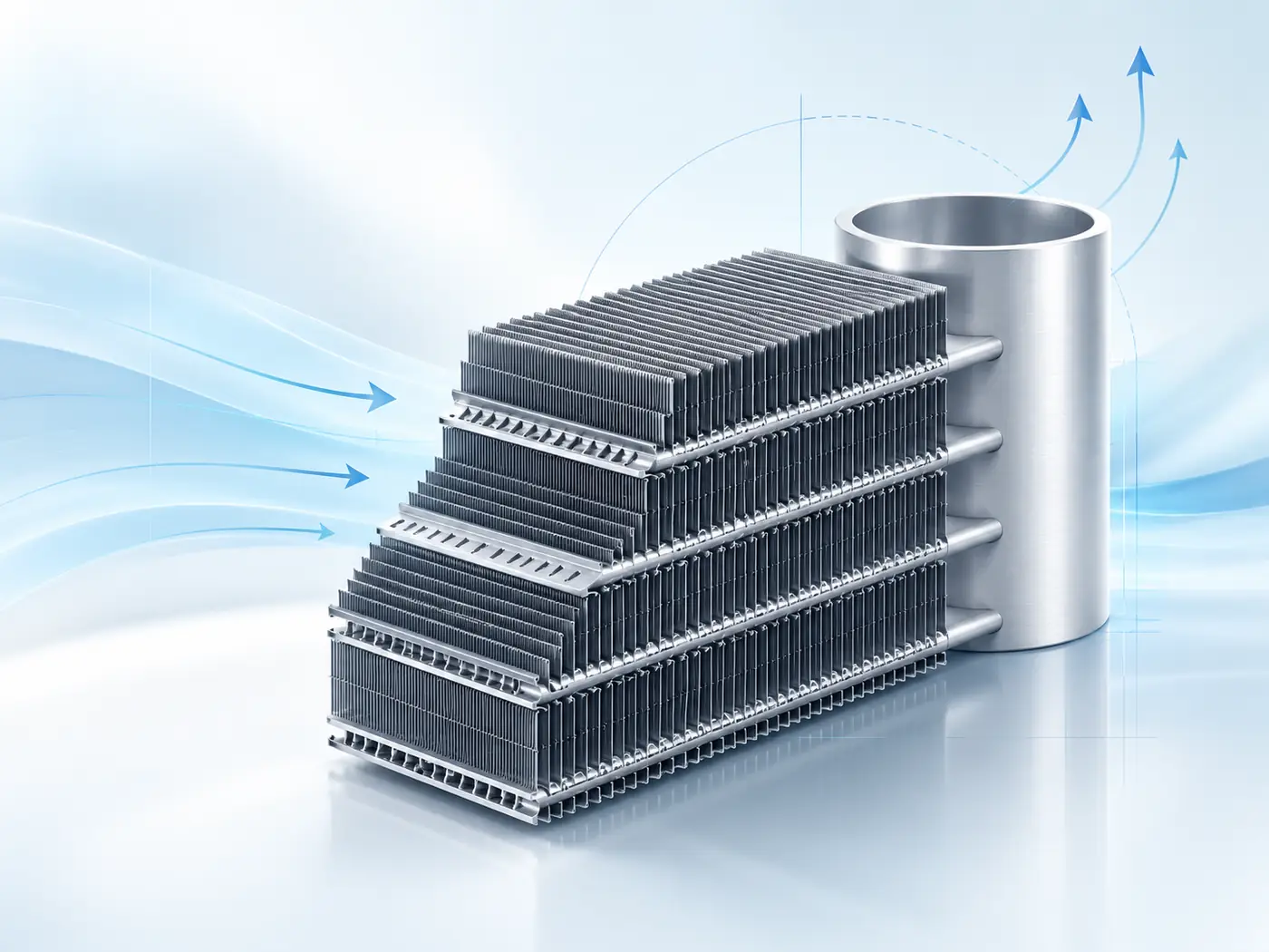 Custom aluminium microchannel coil for OEM HVACR applications